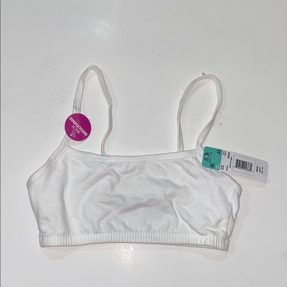 10/$50 Fruit of the Loom White Bandeau Intimates